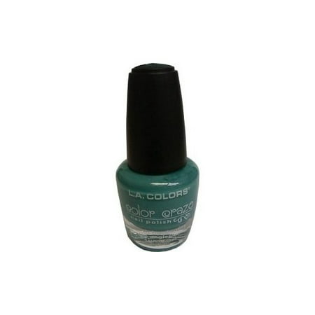 L.A. COLORS Color Craze Nail Polish, Seafoam, 0.44 fl oz, Blue