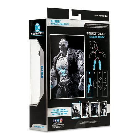 McFarlane Toys DC Multiverse Arkham City Batman Black and White Gold Label - 7 in Collectible Figure Walmart Exclusive