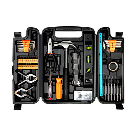 95-Piece Household Hand Tool Kit with Wrenches Screwdriver Set in Storage Case