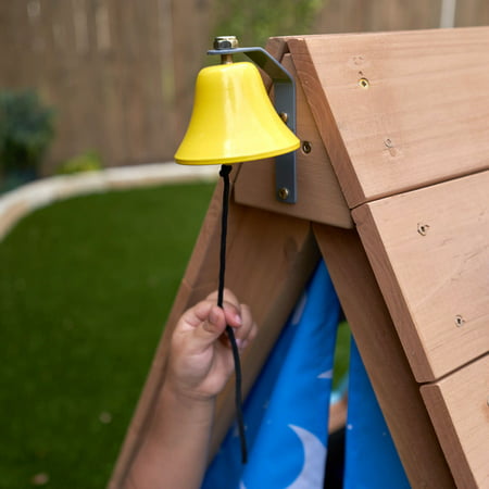 KidKraft A-Frame Wooden Hideaway & Climber Toddler Climbing Toy