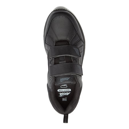 Avia Men's Quickstep Strap Wide Width Walking Shoes (4E Available)Black,