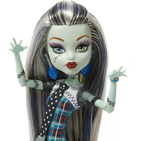 Monster High Frankie Stein Reproduction Doll with Doll Stand & Accessories, New 2022