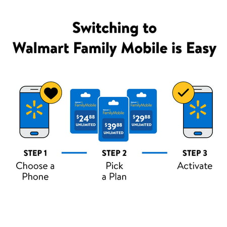 Walmart Family Mobile Motorola Moto G Power (2022), 64GB, Black- Prepaid Smartphone