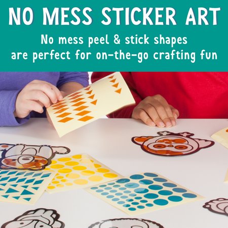 Creativity for Kids Decorate Your Own Sticker Suncatchers - Child Craft Kit for Boys and Girls