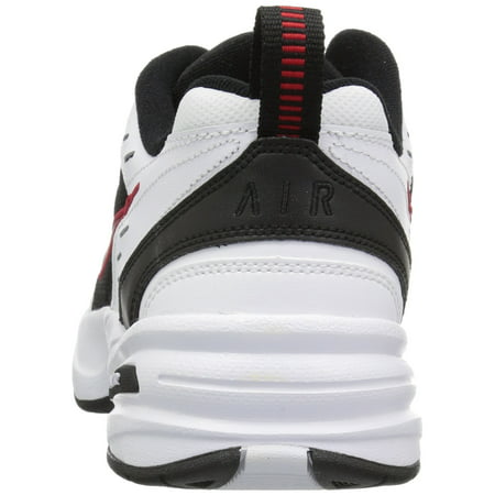 Nike Men's Air Monarch IV Cross Trainer 4E (White/Black, 9 4E US), White/Black/Red, 9 X-Wide