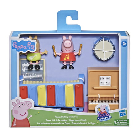 Peppa Pig Peppa's Adventures Peppa's Making Music Fun, Playset, Ages 3 and Up