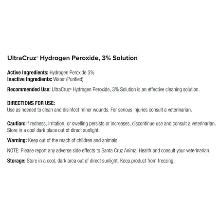 UltraCruz Hydrogen Peroxide, 3%, 1 Gallon