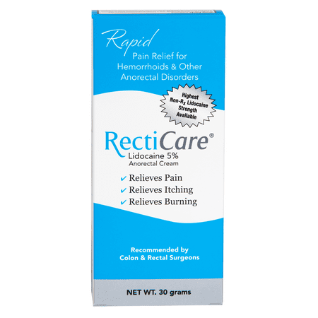 Recticare Anorectal Rapid Pain Relief Cream, 30 g