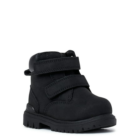 Wonder Nation Baby Boy Tucker Boots, Sizes 2-6Black,