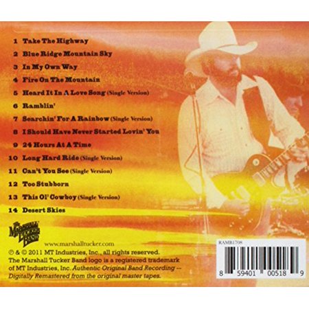 The Marshall Tucker Band Greatest Hits (CD)