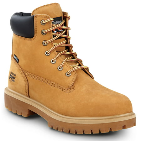 Timberland PRO 6IN Direct Attach Men's, Wheat, Steel Toe, EH, MaxTRAX Slip Resistant, WP Boot (10.0 M)Wheat,