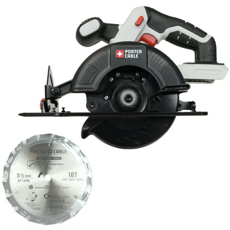 Porter-Cable PCC661 20V Lithium-Ion 5 1/2-in Circular Saw, Tool Only