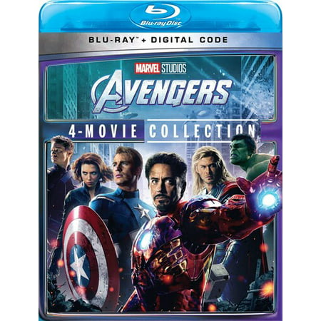 Avengers: 4-Movie Collection (Marvel) (Blu-ray + Digital Code)