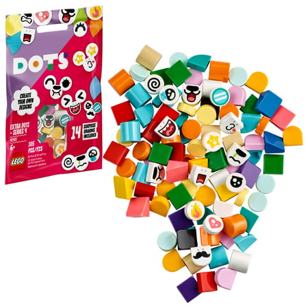 LEGO DOTS Extra DOTS ? Series 4 41931 DIY Craft Kit to Expand Self Expression (105 Pieces)