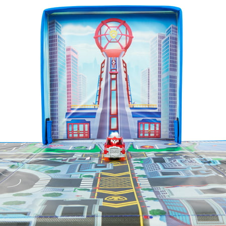 PAW Patrol, True Metal Adventure City Movie Play Mat Set with 2 Exclusive Toy Cars 1:55 Scale, Kids Toys for Ages 3 and up