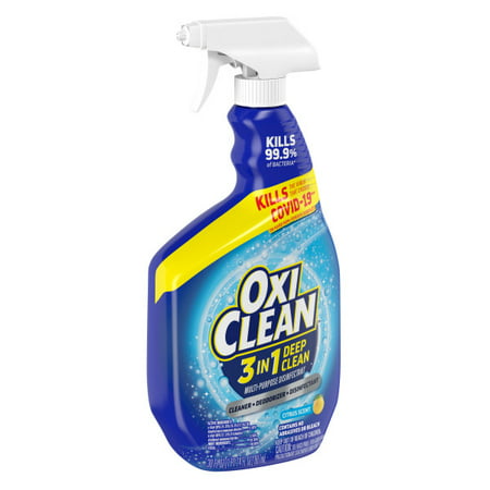 OxiClean 3 in 1 Deep Clean Multi-purpose Disinfectant Spray, 30 Ounce - Pack of 2