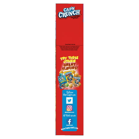 Cap'n Crunch Cereal Original Family Size Box, 22.1 oz