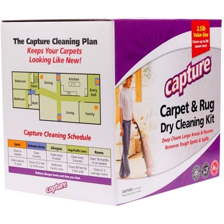 1014000 CLEANR RUG KIT DRY 2.5# Capture Premium Lemon Scent Carpet Cleaner 2.5 lb Powder (Pack of 1)