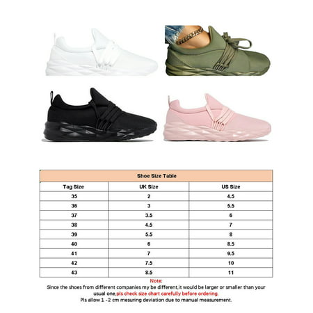 Daeful Womens Breathable Sneakers Classic Sports ShoesPink,