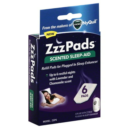 Kaz Vicks ZzzPads Sleep-Aid, 6 ea