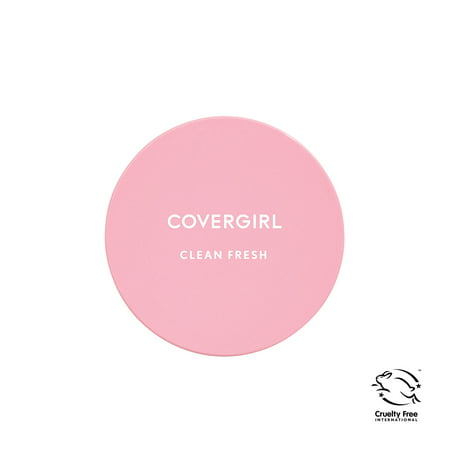 COVERGIRL Clean Fresh Pressed Powder, 200-Rich, 0.35 oz, Oil and Talc Free, Full CoverageRich,