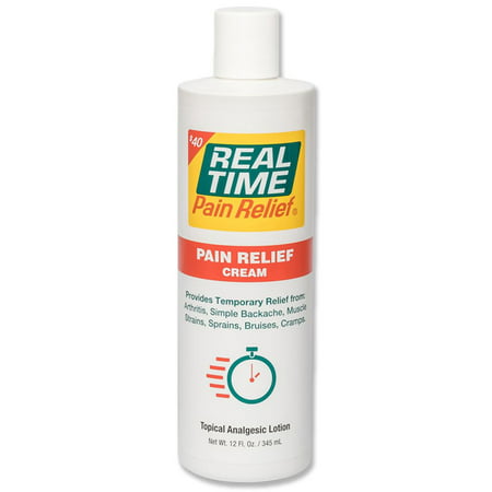 Real Time Pain Relief Pain Cream 12oz Squeeze Cap