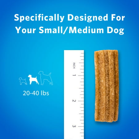 Purina DentaLife Small/Medium Dog Dental Chews, Daily, 40 Ct. Pouch