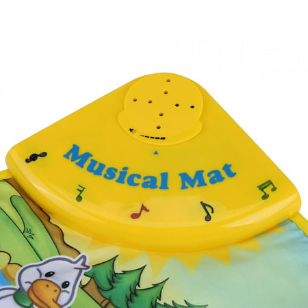 Baby Music Mat Children Crawling Piano Carpet Educational Musical Toy Kids Gift Baby Music Carpet Baby Music Mat, as shown