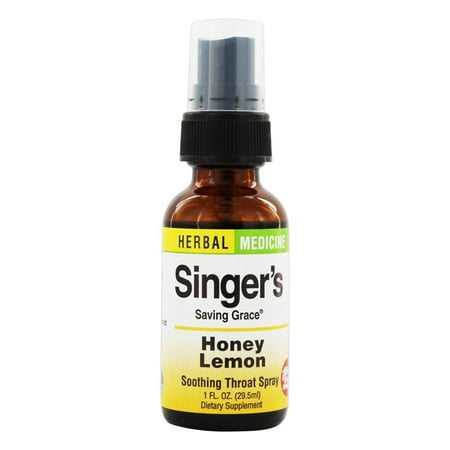 Herbs Etc - Singer's Saving Grace Soothing Throat Spray Honey Lemon - 1 fl. oz.