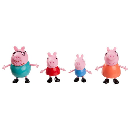 Peppa Pig Figure 4 pack, Family Pack, Standard