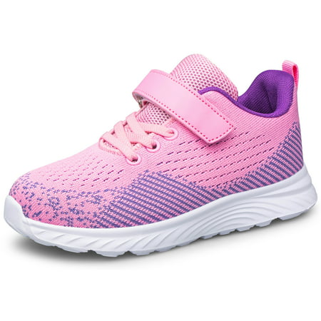 SILLENORTH Kids/Toddler Shoes Boys Girls Breathable Sneakers Athletic Running ShoesPink,