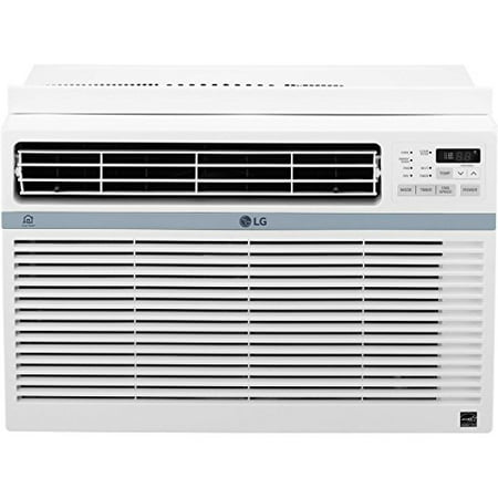 LG 10,000 BTU Smart Window Air Conditioner, Cools up to 450 Sq. Ft., Smartphone and Voice Control works with LG ThinQ, Amazon Alexa and Hey Google, ENERGY STAR?, 3 Cool & Fan Speeds, 115V, 10000 BTU