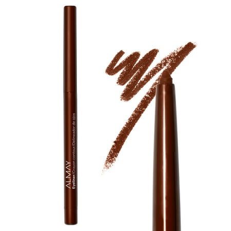 Almay Eyeliner Pencil, Hypoallergenic, Cruelty, Oil, Fragrance Free, Long Wearing and Water Resistant, with Built in Sharpener - 207 Brown207 Brown,