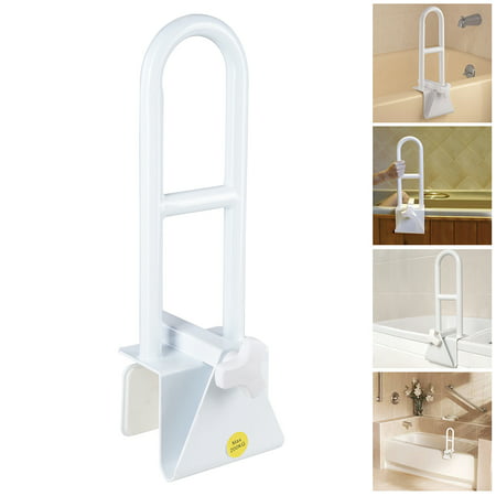 Yescom Bathtub Grab Bar Safety Rail Adjustable Shower Handle Locking Clamp 440Lbs Support for Elderly Handicap