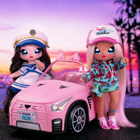 Na! Na! Na! Surprise Pink Soft Plush Convertible Car