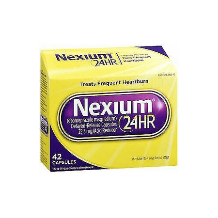 Nexium 24 HR 20mg Acid Reducer Tablet 42 ea (Pack of 6), 6 Pack