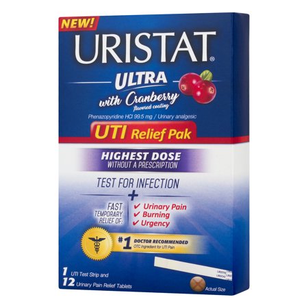 Uristat UTI Relief Pak with Cranberry, 12.0 CT