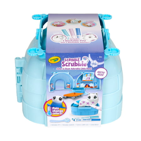 Crayola Scribble Scrubbie Igloo Playset, Gift for Kids, Beginner Child Art Kit