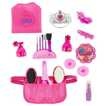 Click N' Play Doll Hair and Beauty Dress up Accessory Set, Perfect for 18 Inch American Girl Dolls