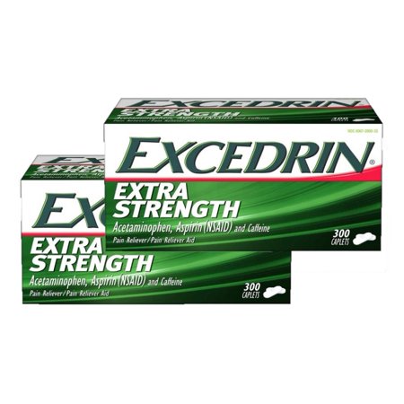 Excedrin Extra Strength Caplets (300 ct.) 2 Pack