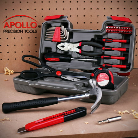 Apollo Precision Tools DT9706 39-Piece Hand Tool Set, Black