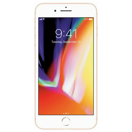 Apple iPhone 8 Plus 64GB Gold GSM Unlocked (AT&T + T-Mobile) Smartphone - Grade B Used, Gold/White