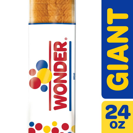 Wonder Bread Giant Sliced White Sandwich Bread Loaf, 24 oz