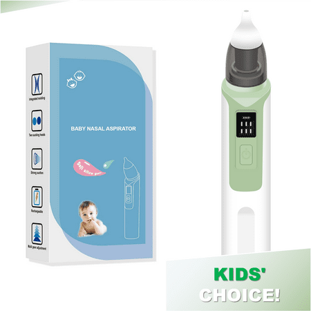 Baby Nasal Aspirator, Electric Baby Nose Sucker, Baby Nose Cleaner with 6 Different Levels of Suction, USB Rechargeable Snot Sucker for Newborns, Infants and Toddles, MintMINT,
