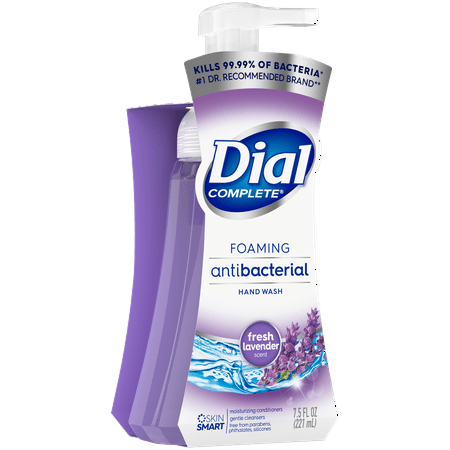 Dial Complete Antibacterial Foaming Hand Wash, Fresh Lavender, 7.5 fl oz