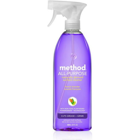 Method All-Purpose Naturally Derived Surface Cleaner, French Lavender 28 oz (Pack of 2)