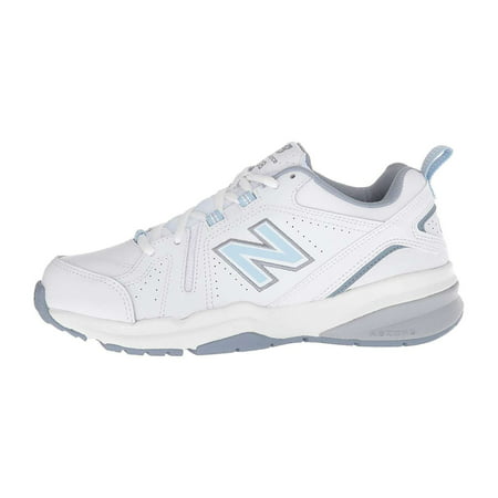 New Balance WX608v5 Women's Workout Walking Running Training Shoes SneakersWhite/Light Blue,
