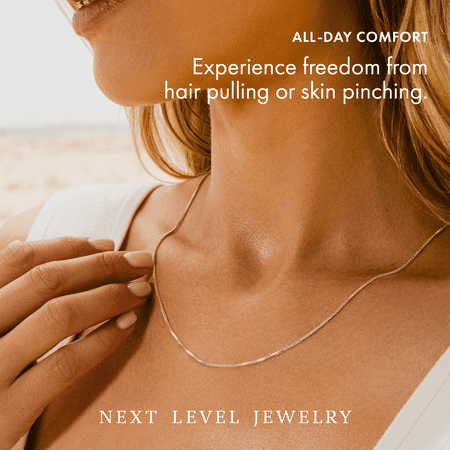 Sterling Silver Box Chain Necklace 1MM-3MM, Solid 925 Italy, 16-24 inch, Next Level Jewelry, 1 PCS