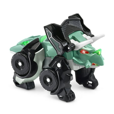 VTech Switch and Go Triceratops Racer Transforming Dino to Vehicle