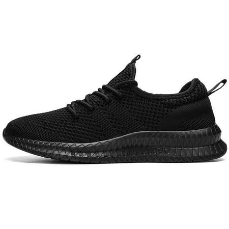 Damyuan Running Shoes Men Fashion Sneakers Casual Walking Shoes Sport Athletic Shoes Lightweight Breathable Comfortable, Black, 10